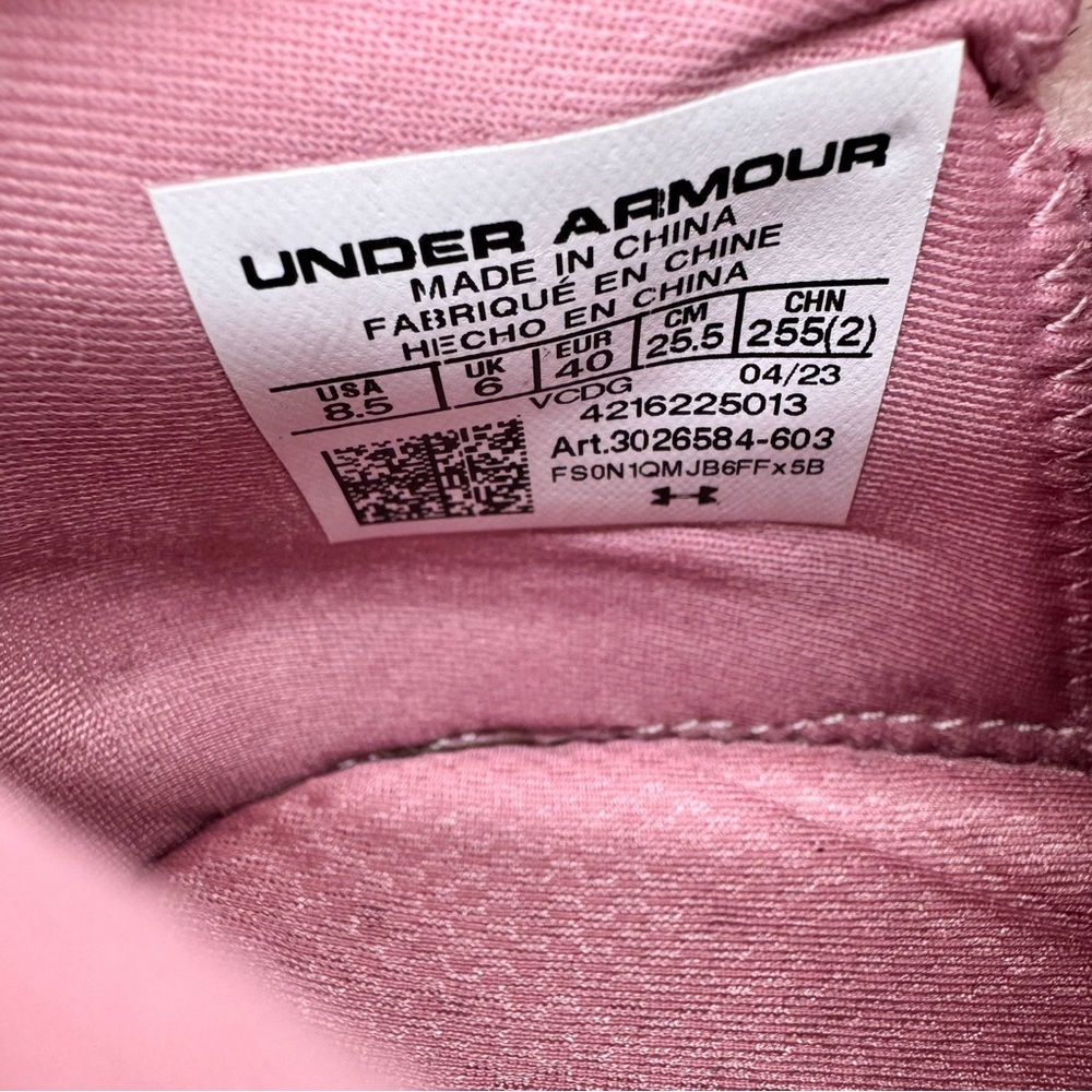 NWT Under Armour HOVR Phantom SE 3 in Pink & White Women’s Size 8.5 - Picture 13 of 16